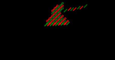 Çapraz Çizgili Canlandırma Myanmar Ülke Şekli Oluşturuyor