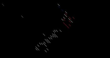 Vektör Canlandırması Çapraz Çizgileri Yeni Zelanda Haritasına Kayar