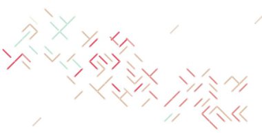 Nepal Haritasını Temsil Eden Geometrik Hareket Grafikleri