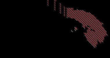 Panama Haritasını Gösteren Eğitimsel Çapraz Canlandırma