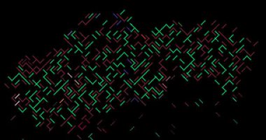 Slovakya Ülke Haritası Oluşturan Dinamik Doğrusal Canlandırma