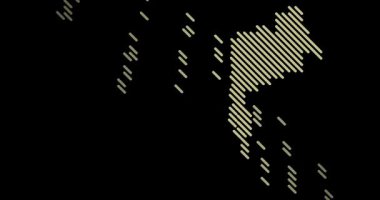 Slovenya Haritasını Gösteren Yapılandırılmış Çapraz Hareket Grafiği