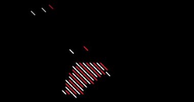 Lübnan Coğrafi Şeklinde Çapraz Çizgili Geçiş