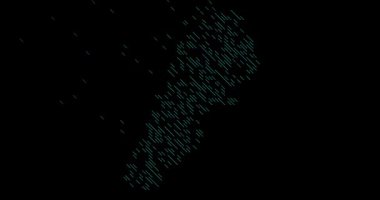 Küresel İletişim Çapraz Elementleri Lübnan Haritası Biçimi