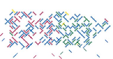 Bilgisel Biçim Çapraz Çizgiler Porto Riko Silueti Oluştur