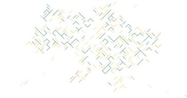 Ukrayna Haritası Silueti Oluşturan Çapraz Grafik Elementleri