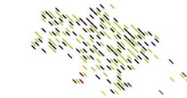 Soyut Hareket Grafikleri Çapraz Akış Ukrayna 'yı İnşa Eder