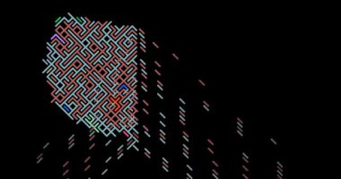 Soyut Hareket Grafikleri Çapraz Akış Birleşik Devletleri İnşa Eder