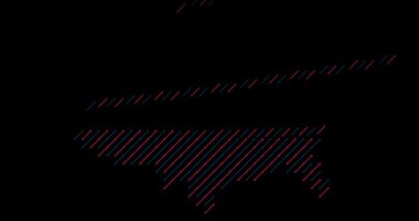 Veri Görselleştirme Biçimi Birleşik Devletler Harita Canlandırması