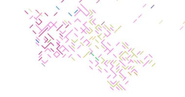 Geometrik Çapraz Çizgiler Türkmenistan Haritası ile Birleştiriliyor