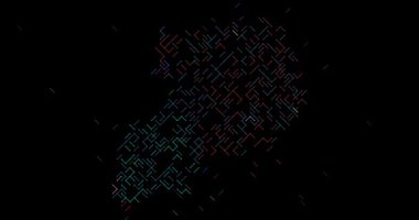 Profesyonel Animasyon Çapraz Slaytlar Uganda Haritasını Göster