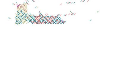 Geometrik Çapraz Çizgiler Özbekistan Haritası ile Birleştiriliyor