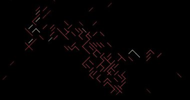 Özbekistan Haritası Oluşturan Soyut Çapraz Çizgiler