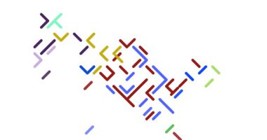 Özbekistan Haritasını Gösteren Çapraz Hareket Grafiği