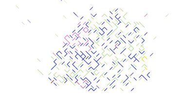 Vatikan Şehir Haritasının Soyut Çapraz Açıklama Animasyonu