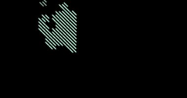 Temiz Çapraz Çizgiler Venezuela Haritasında Kayıyor