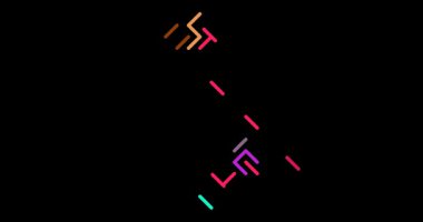 Vietnam Ülke Siluetinin Teknik Çizgi Canlandırması