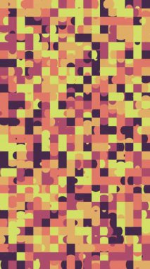 Minimalist Prosedür Yapısal Animasyonuyla Soyut Teknoloji Arayüzü