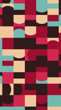 Profesyonel Geometrik Matris Hareketi Grafikleri Döngü Arkaplanı