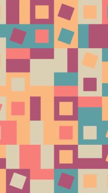 Modern Minimal Geometrik Çerçeve Animasyon İş Arkaplanı