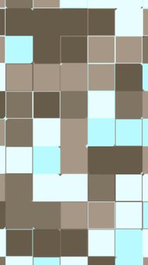 Hassas Geometrik Kafes Yapısı Soyut Hareket Döngüsü