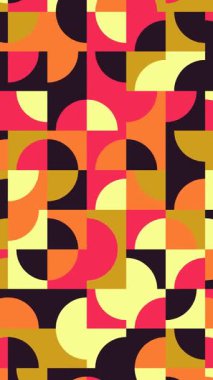 Dinamik Geometrik Desen Hareketi Grafik Kurumsal Şablonu