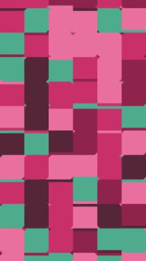 Asgari Soyut Geometrik Animasyon Kusursuz Girişim Arkaplanı