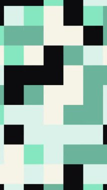 En Az Bauhaus İlham Veren Kafes Yapısı Soyut Canlandırması