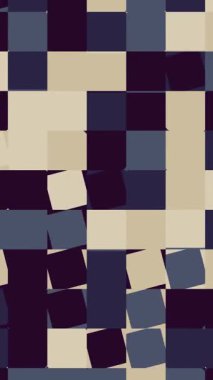 Gelecekçi Asgari Kafes Geometrik Uygulama Animasyon Döngüsü