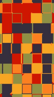 En Az Bauhaus İlham Veren Kafes Yapısı Soyut Canlandırması