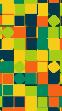 Temiz Modern Kafes Geometrik Soyut Hareket Video Döngüsü