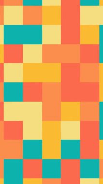 Kusursuz Geometrik Sistem Hareketi Grafiksel Bauhaus Arkaplanı