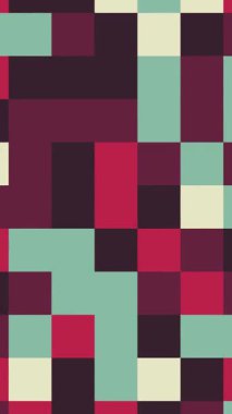 Gelecekçi Asgari Kafes Geometrik Uygulama Animasyon Döngüsü