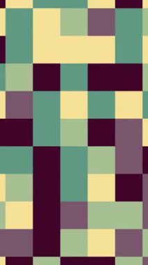 Soyut Bauhaus Prosedürsel Geometrik Hareket Arkaplanından İlham Aldı