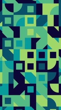 Soyut Bauhaus Bileşimi Animasyon Modern Girişim Arkaplanı