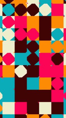 Yüksek teknoloji soyut prosedür kafes animasyon şirketi döngüsü