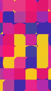 Profesyonel Yazılım Arayüzü için Yapılandırılmış Geometrik Element Animasyonu