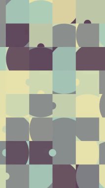 Kusursuz Çember Arkaplanlı Animasyon Yapısal Izgara Sistemi