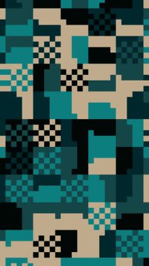 Kusursuz Piksel Sistemi Geometrik Kurumsal Hareket Grafikleri