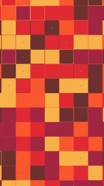 Dinamik Soyut Çemberler Geometrik Canlandırma İş Arkaplanını Kareler