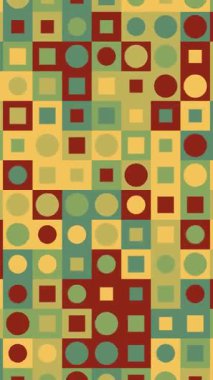 Kusursuz Çember Kare Modüler Geometri Hareketi Grafikleri