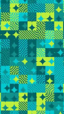 Soyut Prosedür Geometrik Şekilleri Ağ Canlandırma Arkaplanı