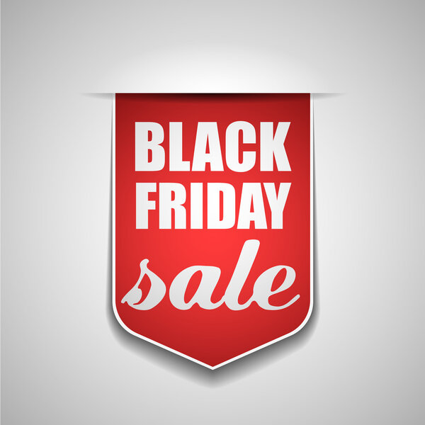 Black Friday sale tag