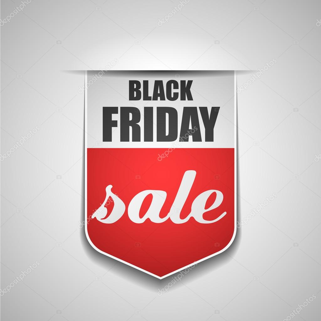Black Friday sale tag