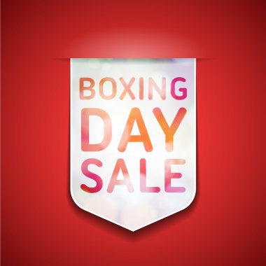 Boks gün satış etiketi