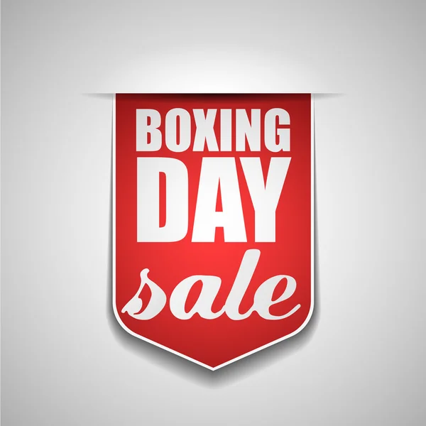 Boxing Day verkoop tag — Stockvector