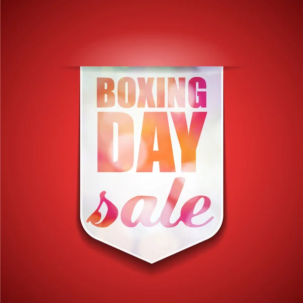 Boxing Day verkoop tag — Stockvector