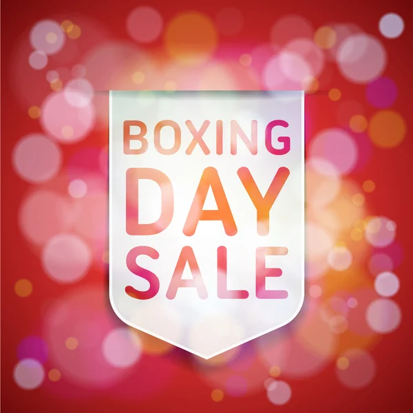 Boxing Day verkoop tag — Stockvector