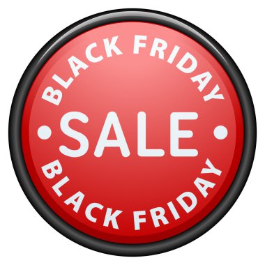 Siyah Cuma satış düğmesini