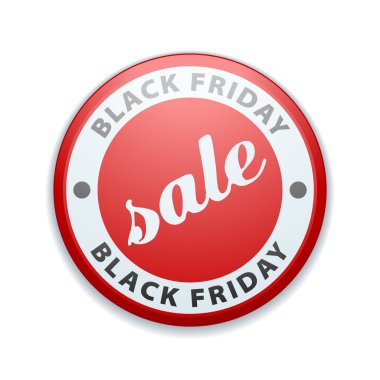 Siyah Cuma satış düğmesini